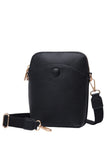 Solid PU Mini Crossbody Bag