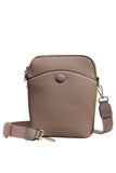 Solid PU Mini Crossbody Bag