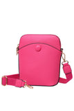 Solid PU Mini Crossbody Bag