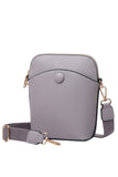 Solid PU Mini Crossbody Bag