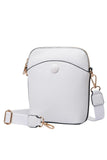 Solid PU Mini Crossbody Bag