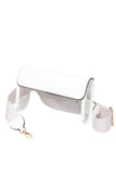 Solid Trim Clear Stadium Crossbody Bag