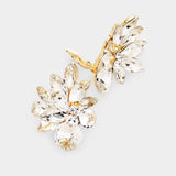 Spike Leaf Clip-On Earrings