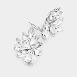 Spike Leaf Clip-On Earrings