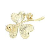 St Patrick's Day Clover Pearl Pin Brooch Green Clover Brooch Pin