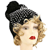 Studded Pom Beanie Hats