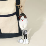 Stylish Golf Girl Doll Keychain / Bag Charm