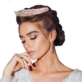 Teardrop Cluster Detailed Princess Tiara