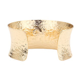 Textured Metal Cuff Bracelet