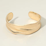 Textured Metal Cuff Bracelet