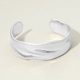 Textured Metal Cuff Bracelet