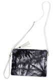 Tie Dye Print Crossbody Clutch Bag