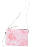 Tie Dye Print Crossbody Clutch Bag