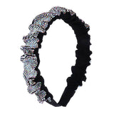 Trendy Braided Knotted Bling Pleated Headband