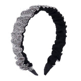 Trendy Braided Knotted Bling Pleated Headband
