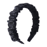 Trendy Braided Knotted Bling Pleated Headband