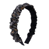 Trendy Braided Knotted Bling Pleated Headband
