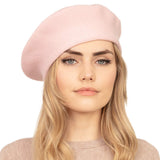 Women's Trendy Fashionable Winter Stretchy Solid Beret Hat