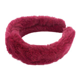Trendy Solid Faux Fur Headband