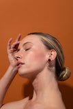 Solana Neutral Sunburst Earrings Water Resistant