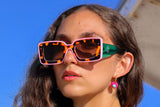 Deco Glam Medallion Oval Hoops
