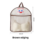 Socks storage hanging bag, underwear bag behind the door, mesh bag hanging fabric bag, dormitory wardrobe side side storage mesh bag