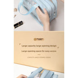 Premium Makeup Bag – Large-Capacity Cosmetic Bag for Women, Wet & Dry Separation Beach Bag, Travel-Friendly Swimsuit Wash Storage Bag