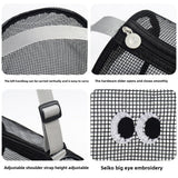 Big eye mesh cylinder bag, breathable leisure travel crossbody bag mesh, portable crossbody beach bag, swimming wash storage bag