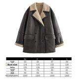 Women Loose-Fit Fur Collar Jacket