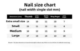 0964- Handmade press on nails fake nails removable