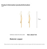 Gold Earrings for Women Hypoallergenic Leverback Drop Dangle Earrings Trendy 14K Gold Plated Twisted Spiral Teardrop Rhombus Heart Dangle Earring for Women Dainty Fashion Jewelry Gifts