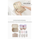 Oxford cloth underwear and socks storage bag, modern simple and fashionable large-capacity convenient finishing bag, underwear storage bag