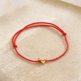 Trendy Heart Braided Adjustable Bracelet