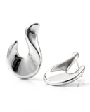 Valentina Abstract Hook Drop Earrings Gold