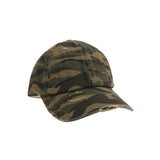 Washed Denim Criss-Cross High Ponytail C.C Ball Cap