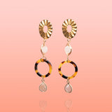 Catalina Jade + Sunstone Dangles