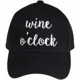 Wine O`Clock Embroidered C.C Ball Cap