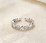 Oil-Dropped Zircon Ring for Women