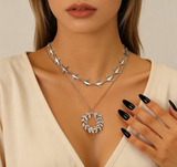 Creative Multi-Layer Flying Bird Necklace