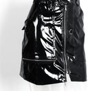 militant patent leather skirt - AfterAmour