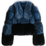 Arctic Fox Crop Fur Coat - AfterAmour