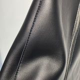 High Waist Triple Zip Leather Long Skirt - AfterAmour