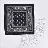 Cowgirl Bandana Sequin Fringe Scarf - AfterAmour