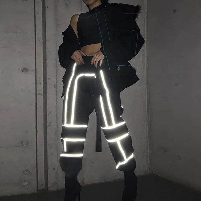 Amour Reflective Cropped 2 Piece Tracksuit - AfterAmour