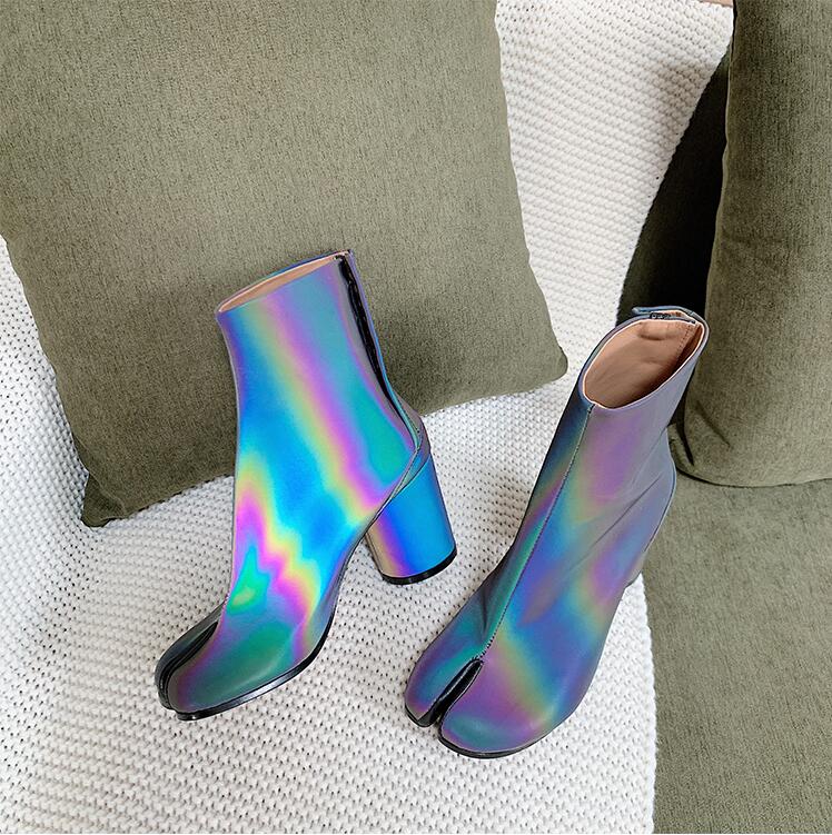 Amour Reflective Tabi Boots - AfterAmour