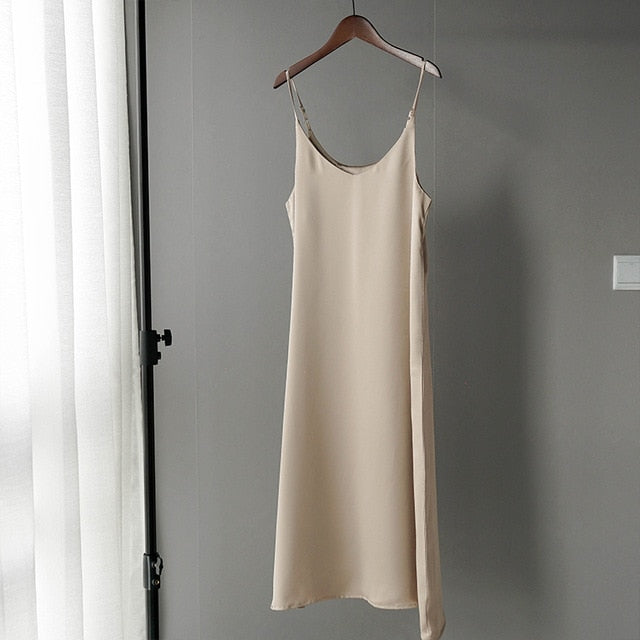 Luxury Bodycon Silk Dress - AfterAmour