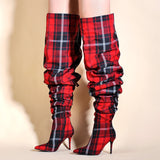 Over the Knee Clueless Boots - AfterAmour