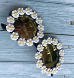 Handmade Sun Flower Round Sunglasses - AfterAmour