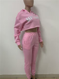 Crop Sweatsuit Two Piece - AfterAmour