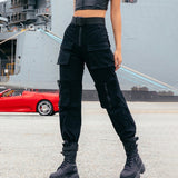 Grunge Blackout Cargo Tactical Joggers - AfterAmour